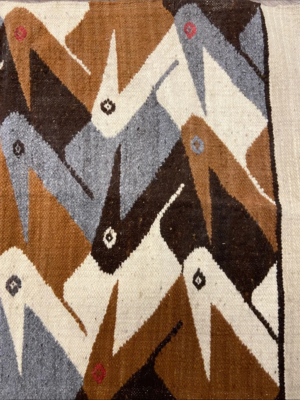 Mid-century South American Folk Art Rug (S)